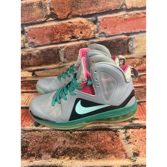 Nike LeBron 9 'South Beach' (2012) - Sz 10 (516958-001) Sole Damaged (read)